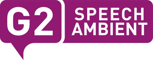G2 Speech Ambient Logo