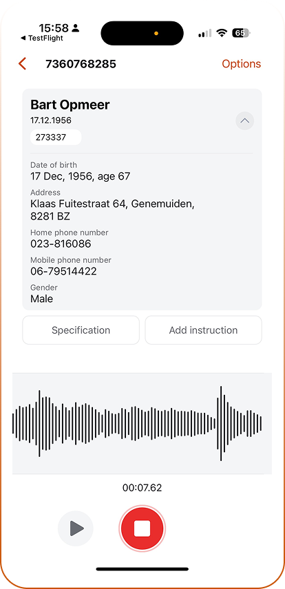 SpeechReport Mobile 2 - NL